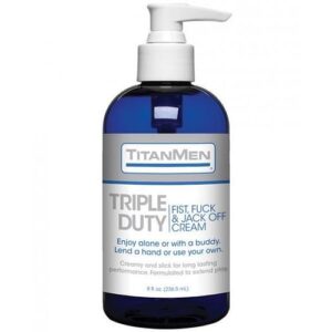 Triple Duty Fist, F*ck & Jack Off Cream Bottle 8oz