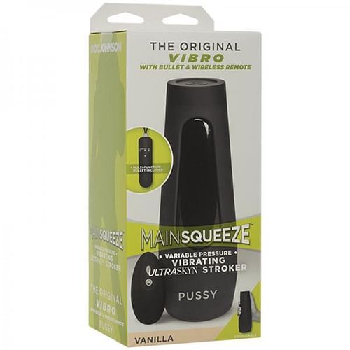 Main Squeeze Original Vibro Pussy Vanill - Image 2