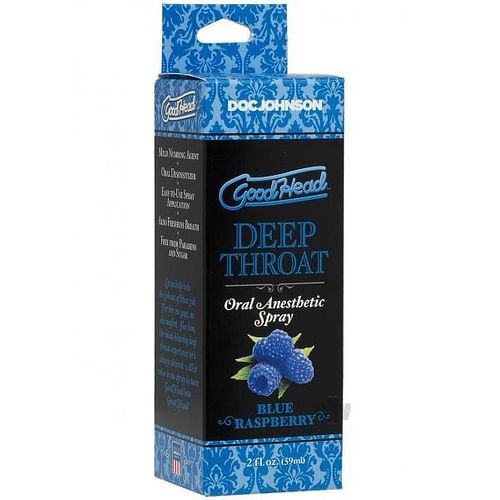 Goodhead Deep Throat Spray Blue Raspberry 2 fl oz - Image 2