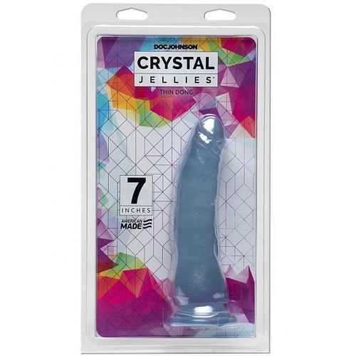 Crystal Jellies Thin Dong 7 Inches Clear - Image 2