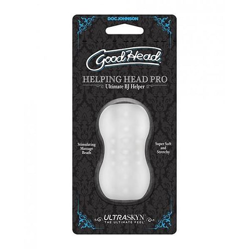Goodhead Helping Head Pro Ultraskyn Stroker - Frost