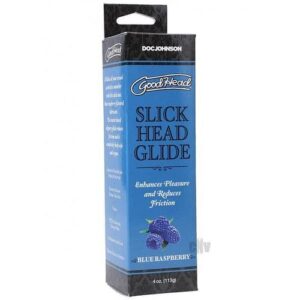 Goodhead Slick Head Blue Rasp 4oz