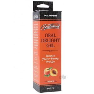 Goodhead Oral Delight Gel Peach 4oz