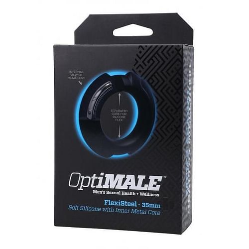 Optimale Flexisteel Cockring 35mm Black