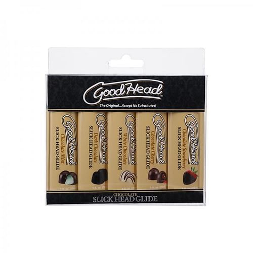 Goodhead Chocolate Slick Head Glide - Asst. Flavors Pack Of 5 - Image 2