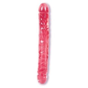 Jellies Jr Double Dong 12 Inch - Pink