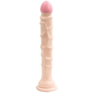 Raging Hard Ons Slim Line 8 Inches Dildo Beige