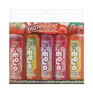 Hot motion lotion - 1 oz bottle pack of 5 assorted flavors