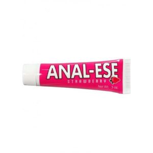 Anal Ese Flavored Desentizing Lubricant Strawberry 0.5oz
