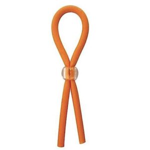Clincher Adjustable Rubber Cock Ring - Orange