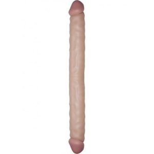 Real Skin All American Whoppers Double Dong 18" - Beige