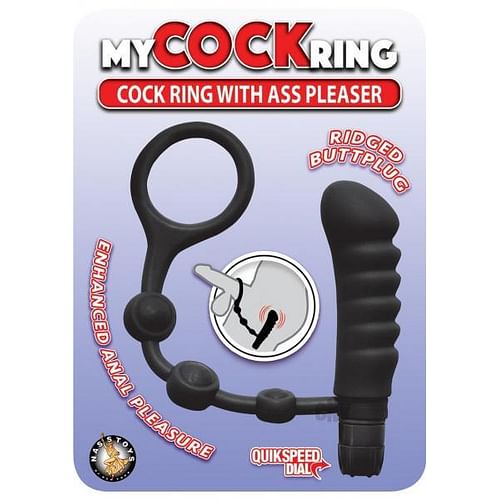 My Cockring With Ass Pleaser Black - Image 2