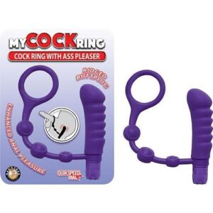 My Cockring With Ass Pleaser Purple