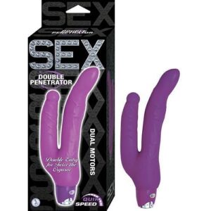 Sex Double Penetrator Purple Vibrator