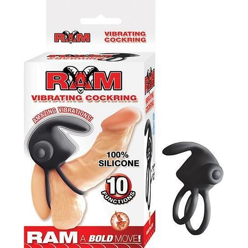 Ram Vibrating Cock Ring Black