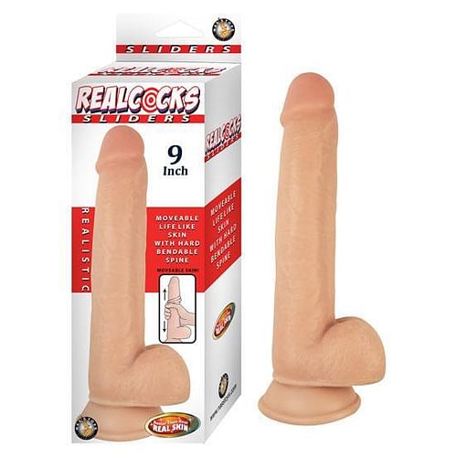 Realcocks Sliders 9 inches Beige Dildo - Image 3