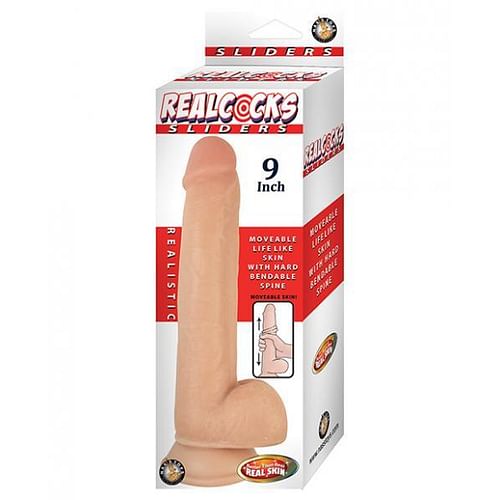 Realcocks Sliders 9 inches Beige Dildo - Image 4