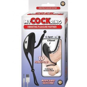 My Cockring Vibe Pleasure Partner Black