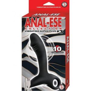 Anal-ese Coll Vibe Alpha Plug 3 Black