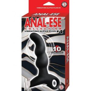 Anal-ese Coll Vibe Alpha Plug 4 Black