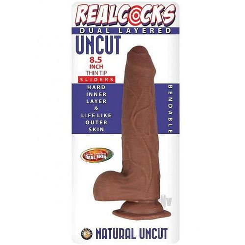 Realcocks Dual Layer Uncut Thin 8.5 Brn