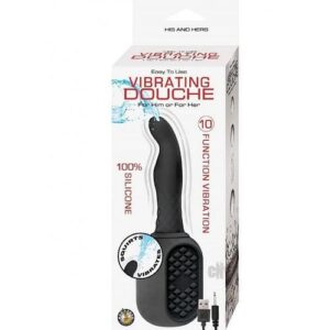 Vibrating Douche Black