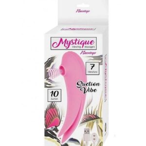Mystique Vibe Massager Suction Pink