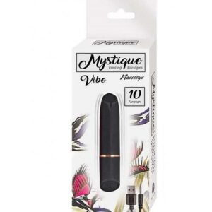 Mystique Vibrating Massager Black