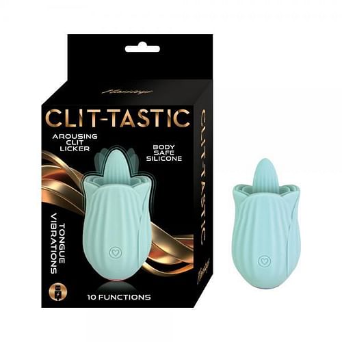 Clit-tastic Arousing Clit Licker Aqua - Image 2