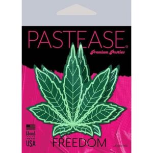 Pastease Indica Pot Leaf Green Holographic Weed
