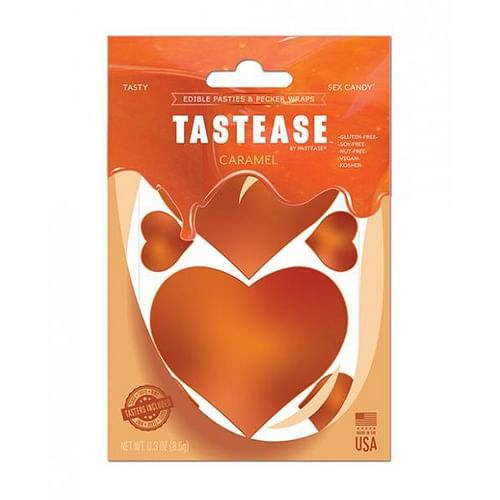 Tastease Caramel Edible Nipple Pasties & Pecker Wraps - Image 2