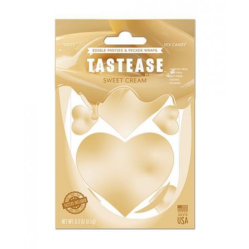Tastease Sweet Cream Edible Nipple Pasties & Pecker Wraps - Image 2