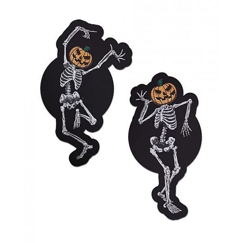 Pastease Dancing Skeletons W/ Pumpkin Heads - Image 2