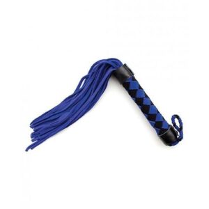 Plesur 15 inches Leather Flogger Blue
