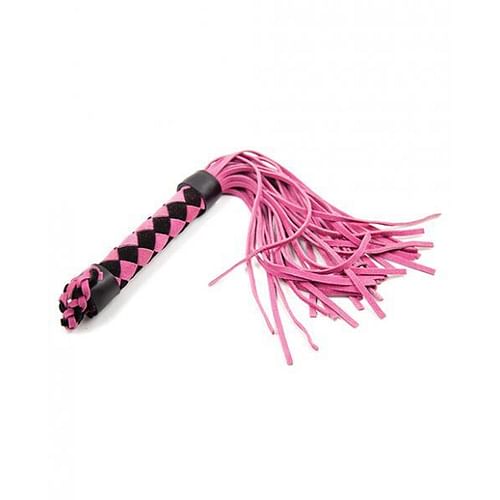 Plesur 15 inches Leather Flogger Pink - Image 2