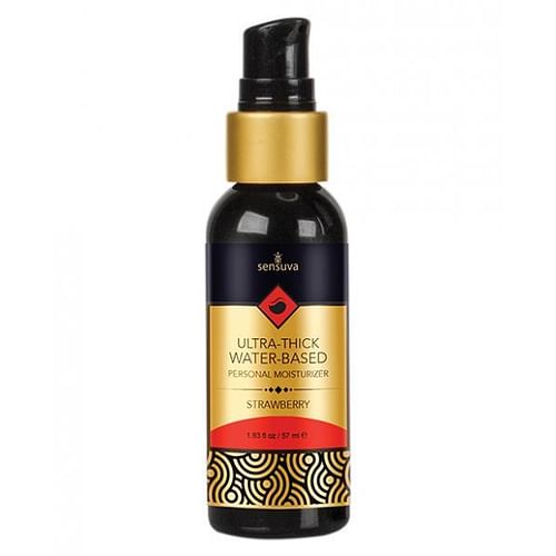 Sensuva Ultra Thick Water Based Moisturizer Strawberry 1.93oz - Image 2