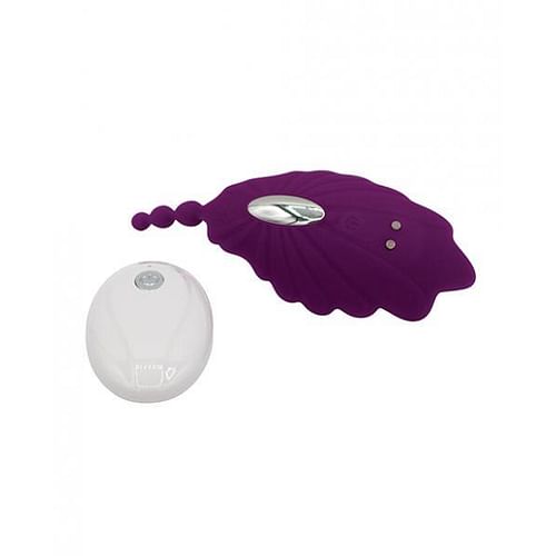 Natalie's Toy Box Shell Yeah! Remote Controlled Wearable Panty Vibrator - Purple