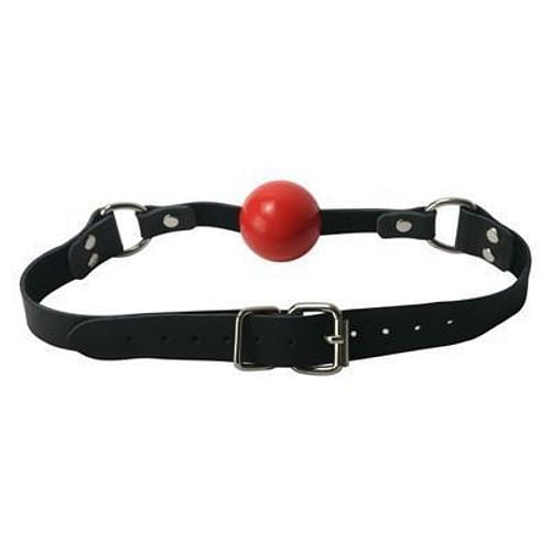 Red Silicone Ball Gag - Image 2