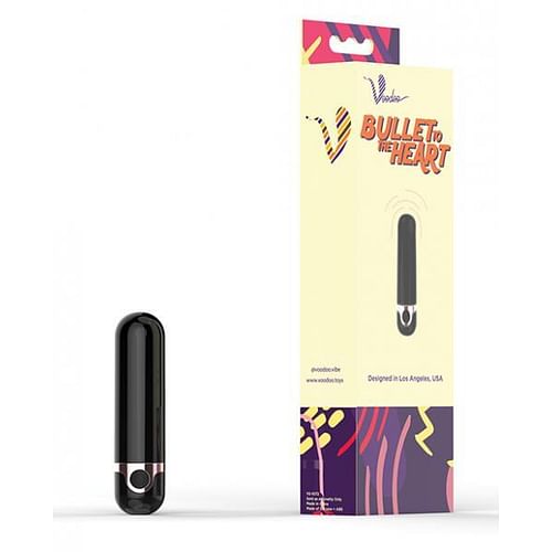 Voodoo Bullet To The Heart 10X Wireless Black Vibrator - Image 2
