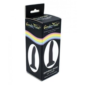Gender Fluid 5.5" Enthrall Strap On Dildo - Black
