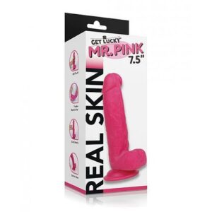 Get Lucky Mr. Pink 7.5" Dual Layer Dong