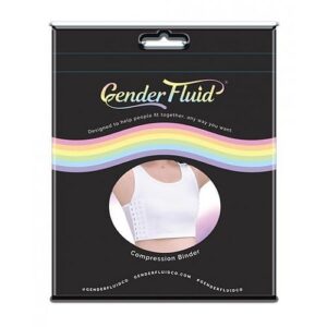 Gender Fluid Chest Compression Binder  -xl White
