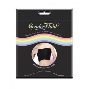 Gender Fluid Strapless Chest Compression Binder - Xxxl Black