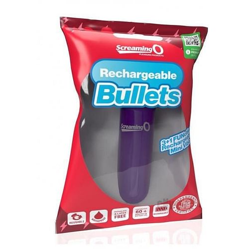 Screaming O Recharge Bullets Purple