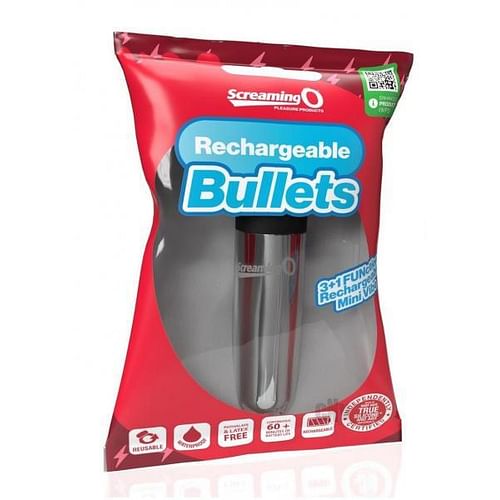 Screaming O Recharge Bullets Silver