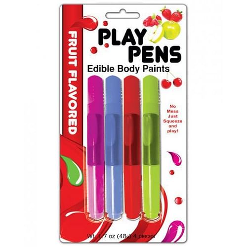 Play Pen Edible Body Paint 4 Pack - Image 2