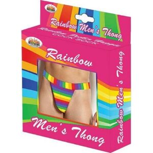 Rainbow Men's Thong One Size