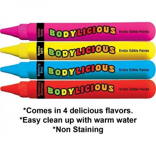 Bodylicious Edible Body Pens 4 Pack - Image 2