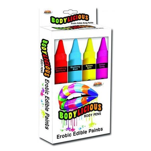Bodylicious Edible Body Pens 4 Pack - Image 3