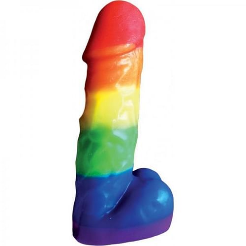 Rainbow Pecker Party Candle 7 inches - Image 2